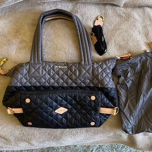 MZ Wallace medium Sutton in magnet and black